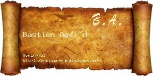 Bastien Agád névjegykártya